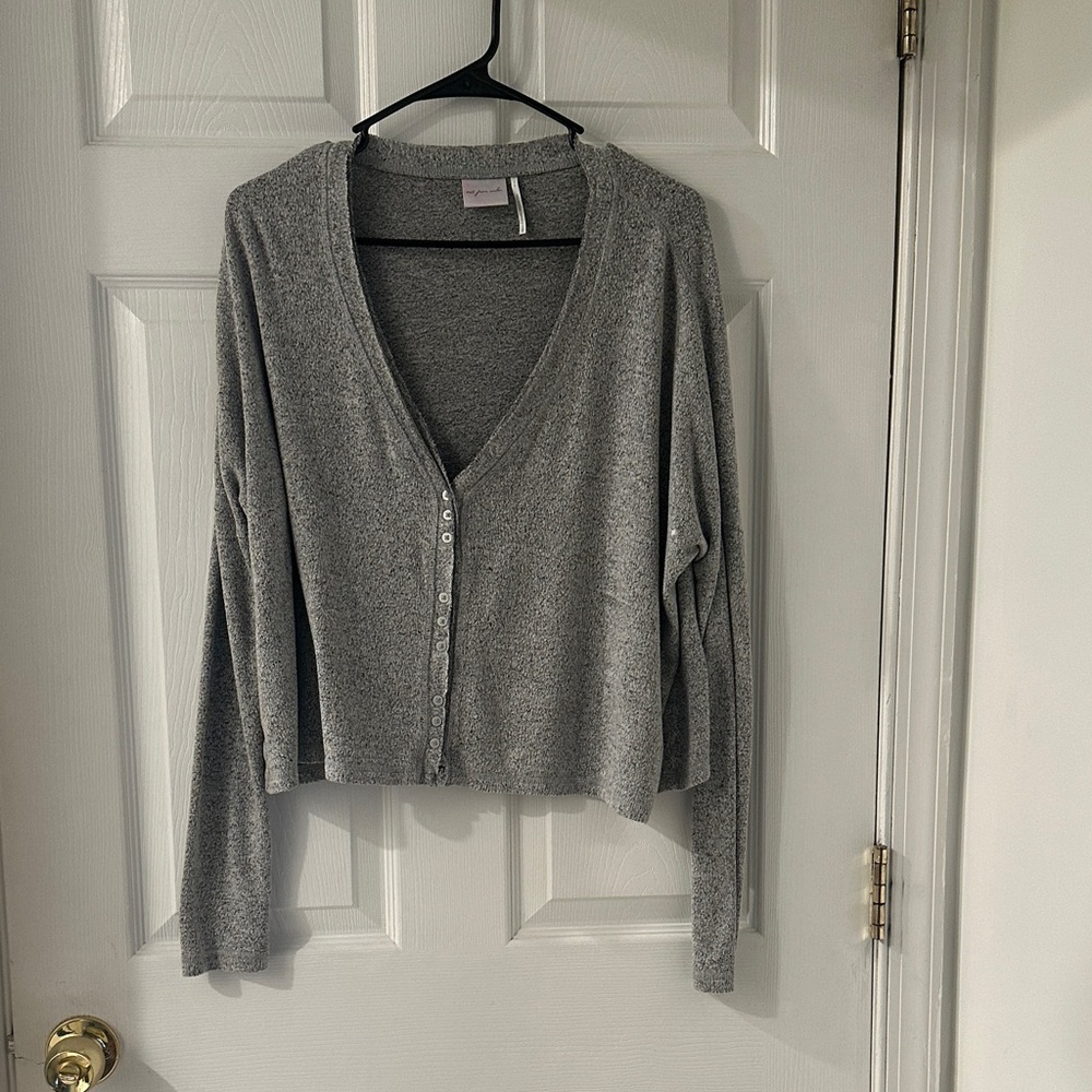Gray Cardigan